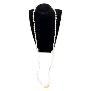 Hilo Hatties Necklace Brown Seed Pod Shell Bead Strand 17" Vtg